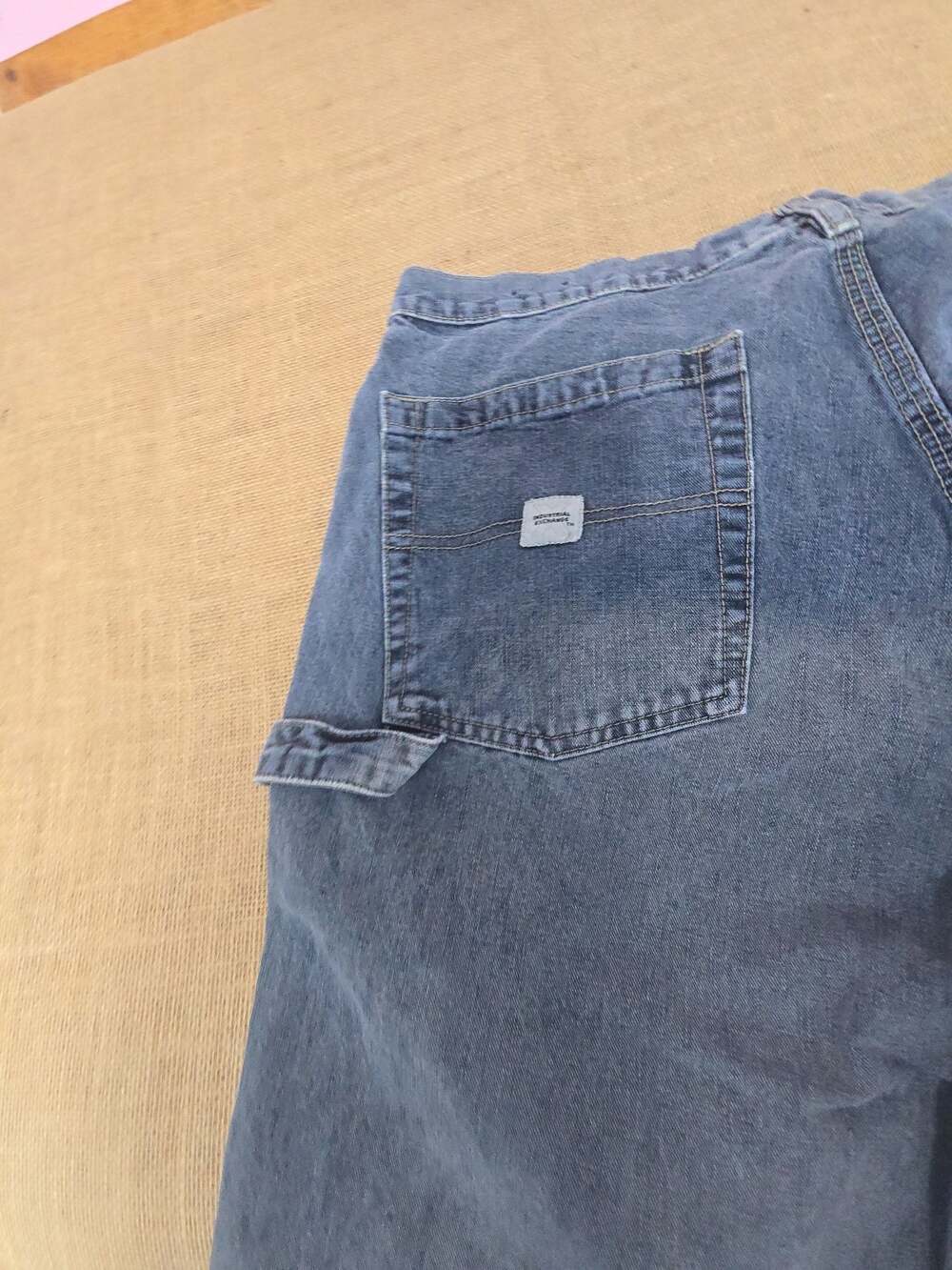 Industrial Exchange Men's Vintage Carpenter Denim Jeans Size 34x34 - Picture 7 of 7